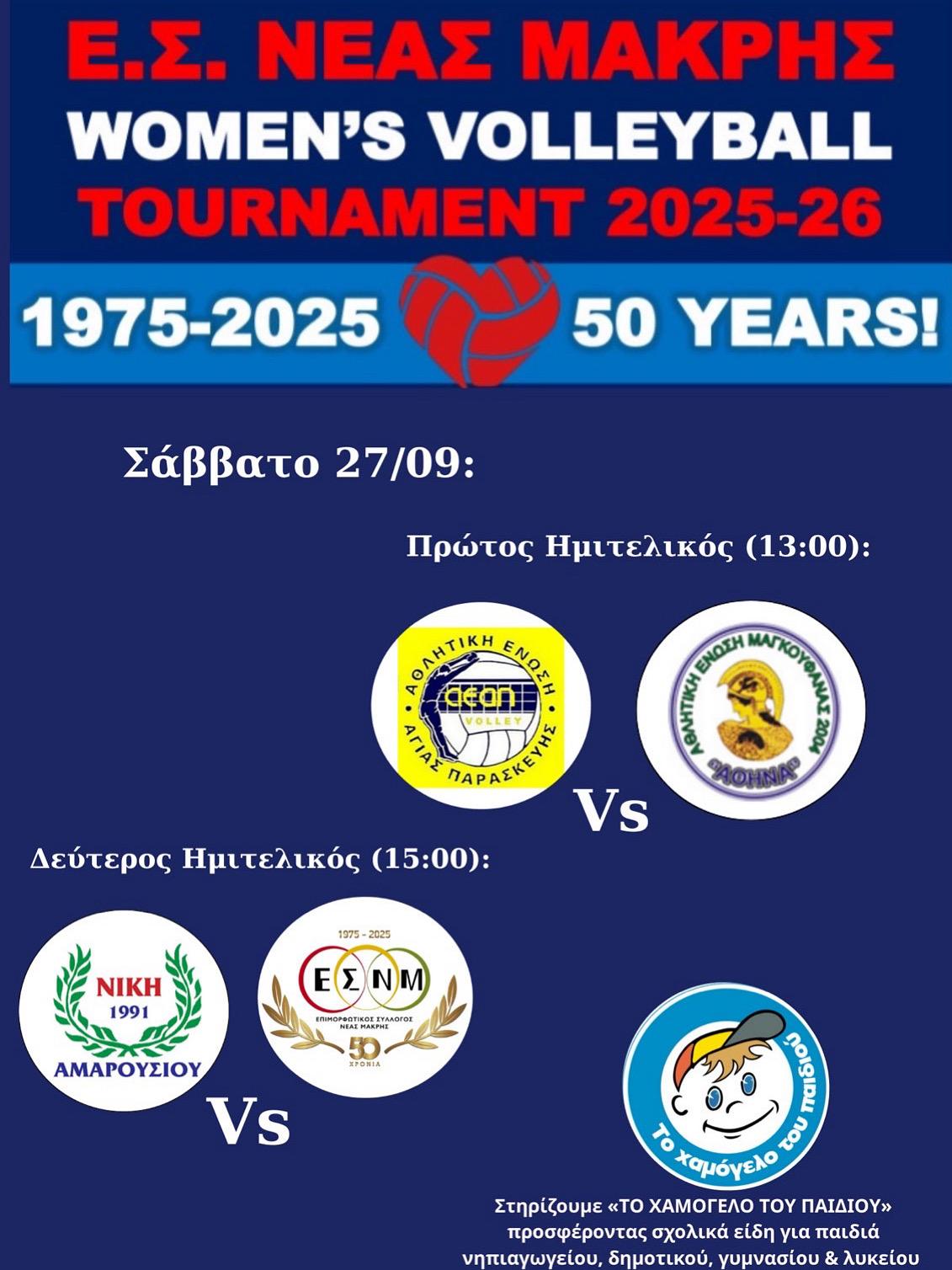 Αφίσα ημιτελικών τουρνουά